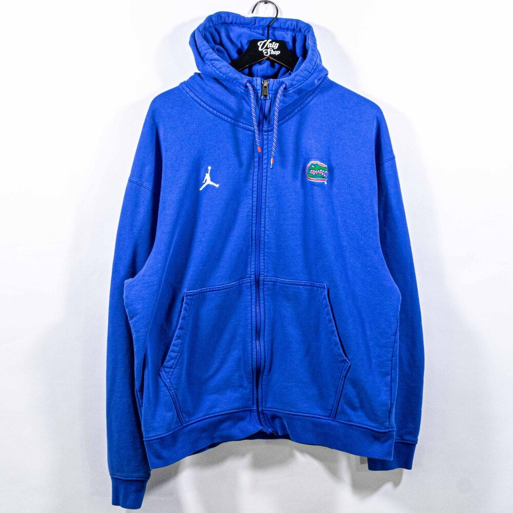 University of Florida Gators Jordan Zip Hoodie Sweatshirt XL Y2K Basketball